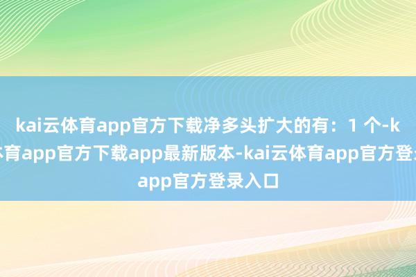 kai云体育app官方下载净多头扩大的有：1 个-kai云体育app官方下载app最新版本-kai云体育app官方登录入口