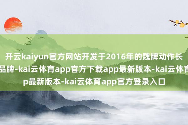 开云kaiyun官方网站开发于2016年的魏牌动作长城汽车旗下的高端品牌-kai云体育app官方下载app最新版本-kai云体育app官方登录入口